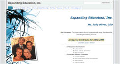 Desktop Screenshot of expandingeducation.com